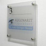 Eingang Praxis Augenarzt Frankfurt
